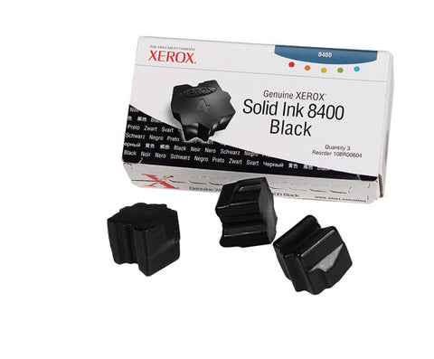 Xerox  Phaser 8400 Black Solid Ink (3 Sticks/Box) (Total Box Yiel