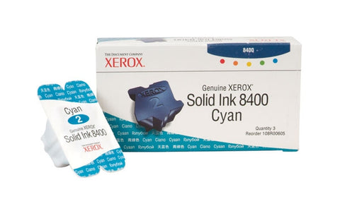 Xerox  Phaser 8400 Cyan Solid Ink (3 Sticks/Box) (Total Box Yield
