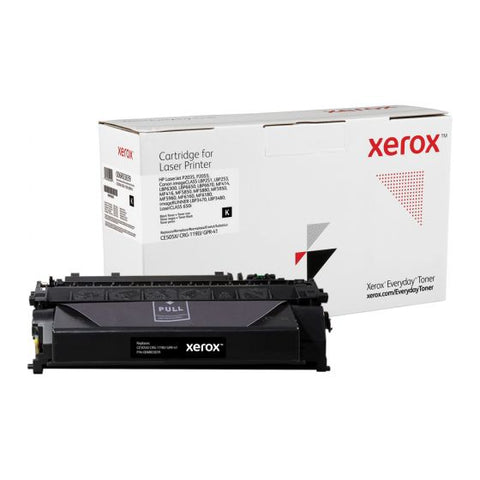 Xerox<sup>&reg;</sup> Remanufactured Black High Yield Everyday Toner from Xerox, Alternate for HP CE505X, Canon CRG-119II, GPR-41