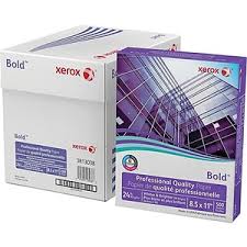 Xerox<sup>®</sup> Premium Laser Copy Paper, 98 Brightness, 24 lb, 8-1/2 x 11, White, 500 Sheets per Ream (3R13038)