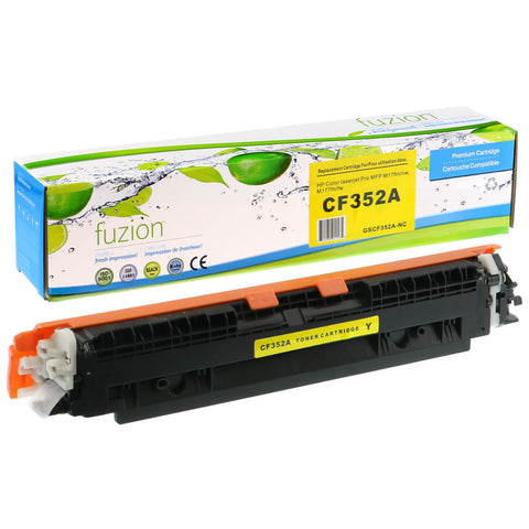 Fuzion HP CF352A Remanufactured Toner - Yellow