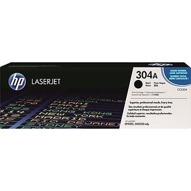 HP 304A (CC530A) Color LaserJet CM2320 MFP CP2025 Black Original LaserJet Toner Cartridge (3500 Yield)