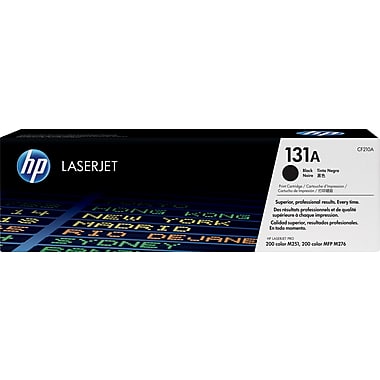 HP 131A (CF210A) LaserJet Pro 200 Color M251 M276 Black Original LaserJet Toner Cartridge (1600 Yield)